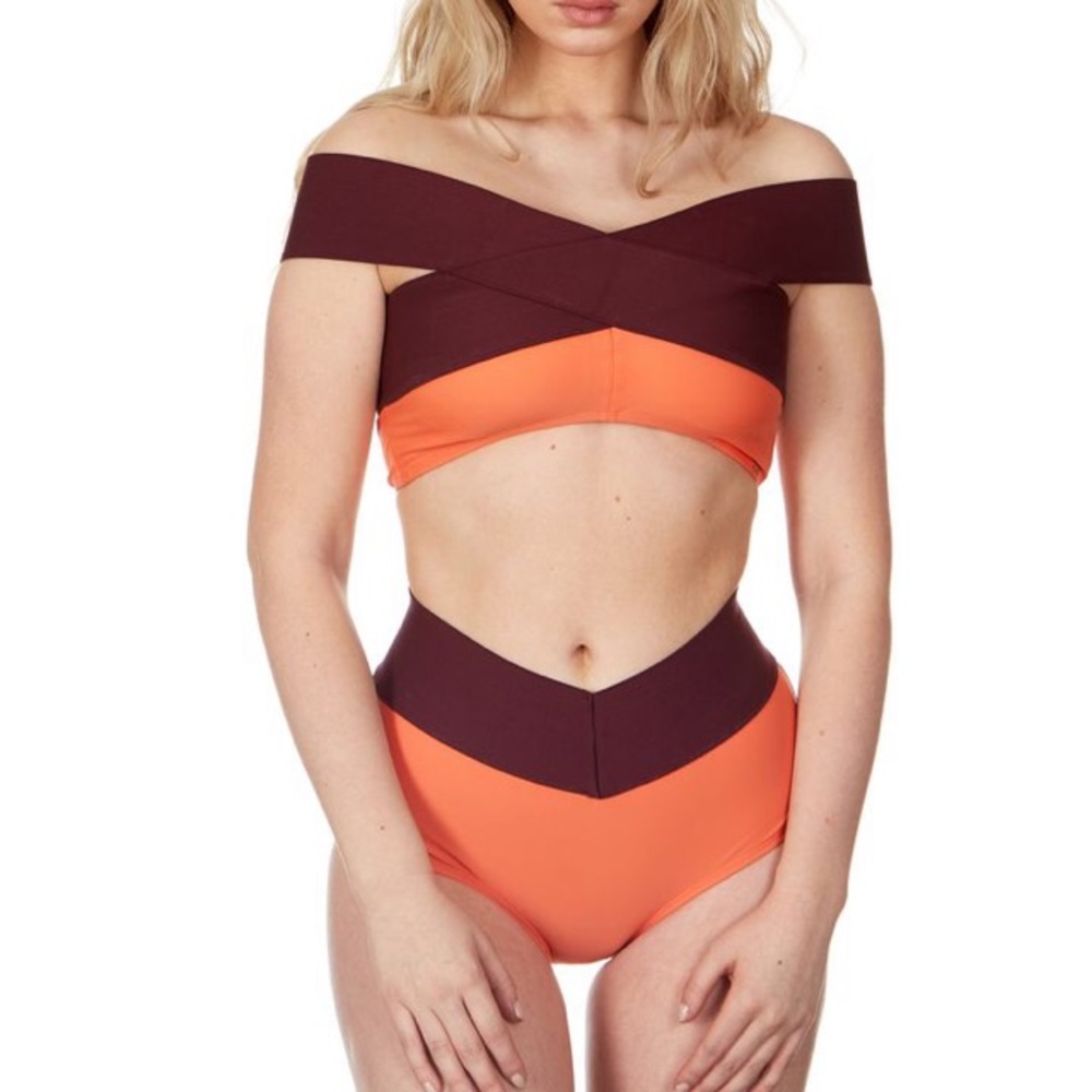 XOXO High-waist  2 piece swimsuit Size S or M